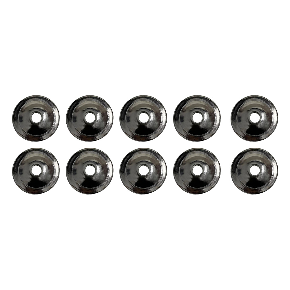 10 Pack Silver Cabinet Knob Ba - Furniture Hardware With Backplate recension och pris