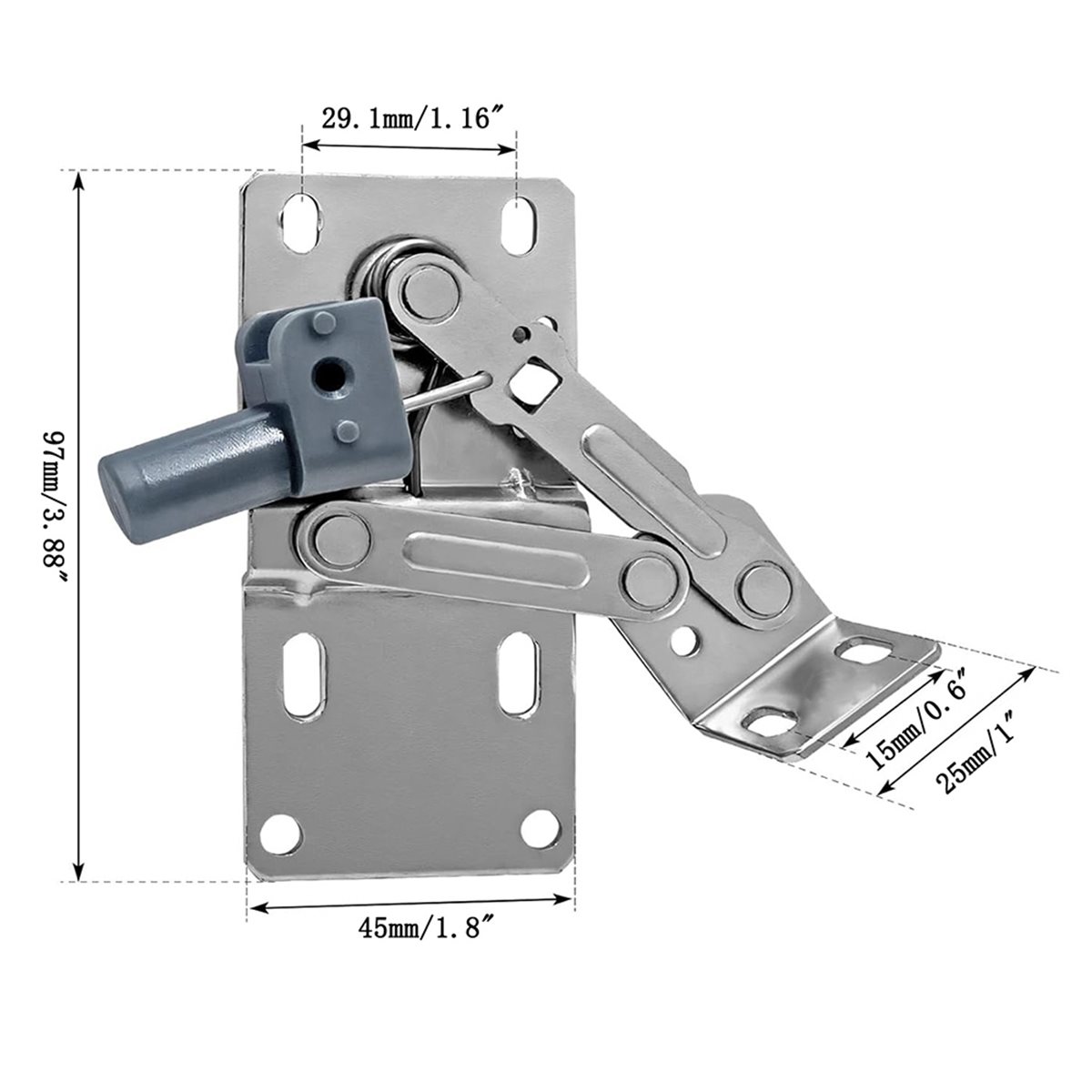 (A02R] 2Pcs 45 Degree Cabinet  - Soft Close Hinge recension och pris