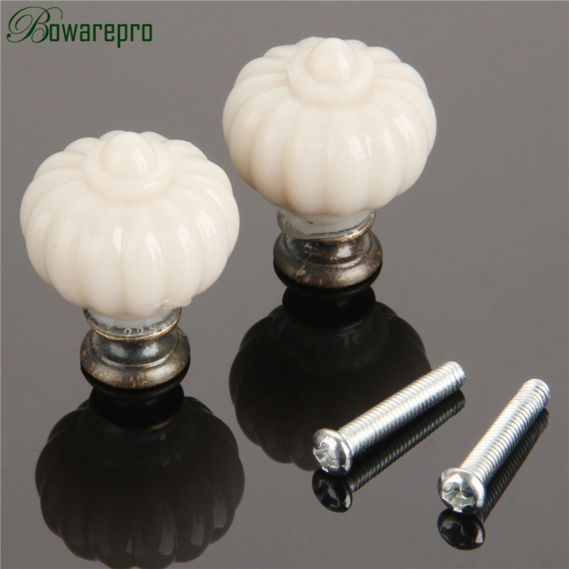 1Pc Acrylic Ivory White Pumpki - Furniture Hardware Parts recension och pris
