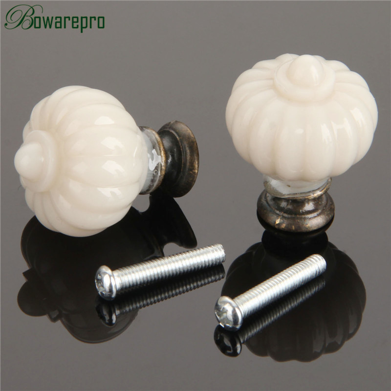 1Pc Acrylic Ivory White Pumpki - Furniture Hardware Parts recension och pris