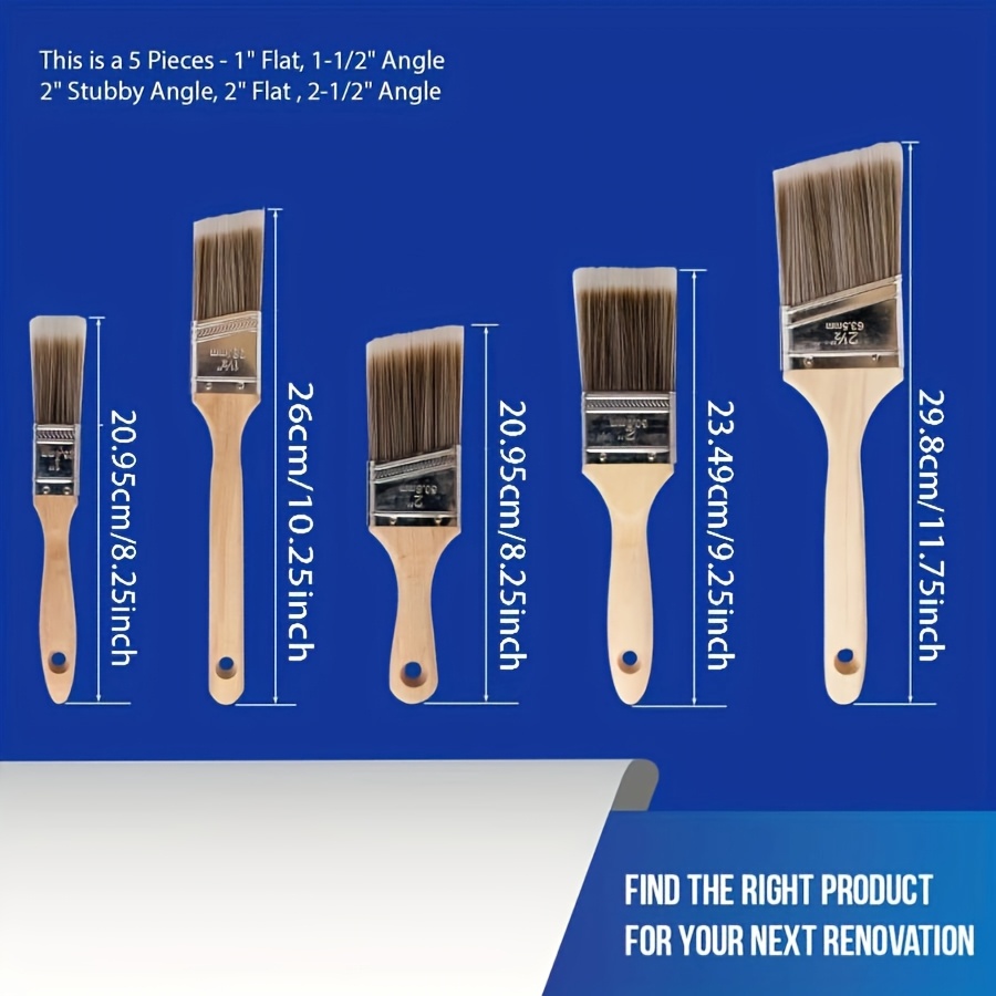 5Pcs High Quality Paint Brush  - Furniture Hardware Parts recension och pris
