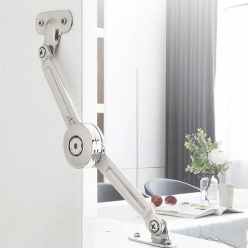 Satin Nickel Folding Lid Suppo - Soft Close Hinge recension och pris