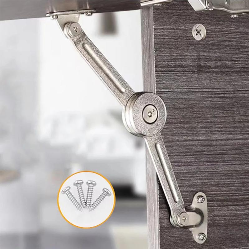 Satin Nickel Folding Lid Suppo - Soft Close Hinge recension och pris