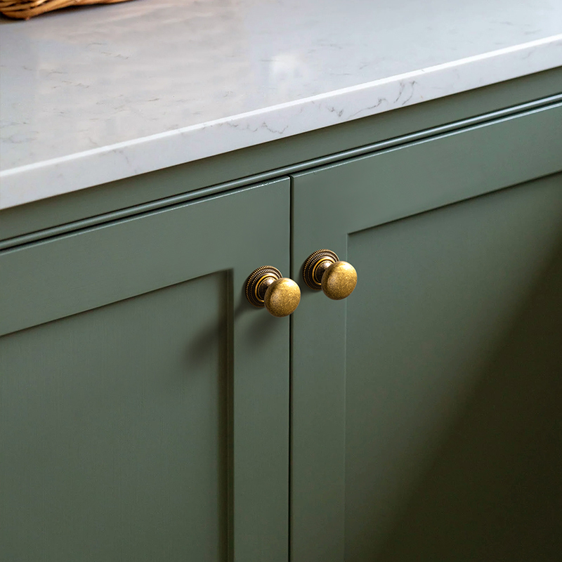 Goo-Ki Antique Brass Drawers K - Furniture Hardware With Backplate recension och pris