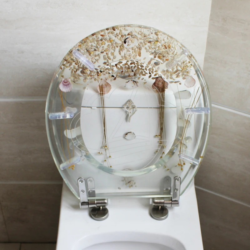 47x38cm Premium Resin Toilet S - Soft Close Hinge recension och pris