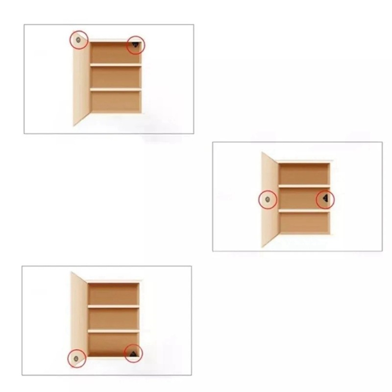 A92P Easy Push-To-Open Mechani - Furniture Hardware Paint recension och pris