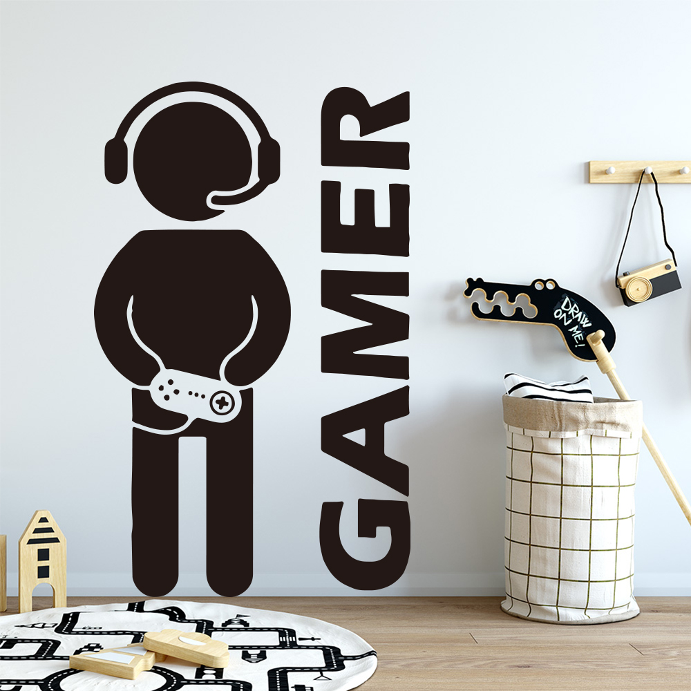 1pc Gamer Wall Art Decal For K - Furniture Hardware Parts recension och pris